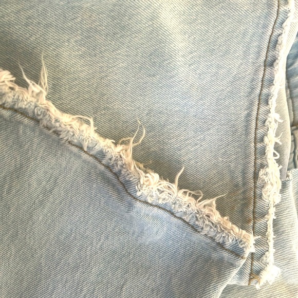 Abercrombie & Fitch 👖the 90s straight ultra high-rise Light Blue 👖Jeans - Picture 4 of 6